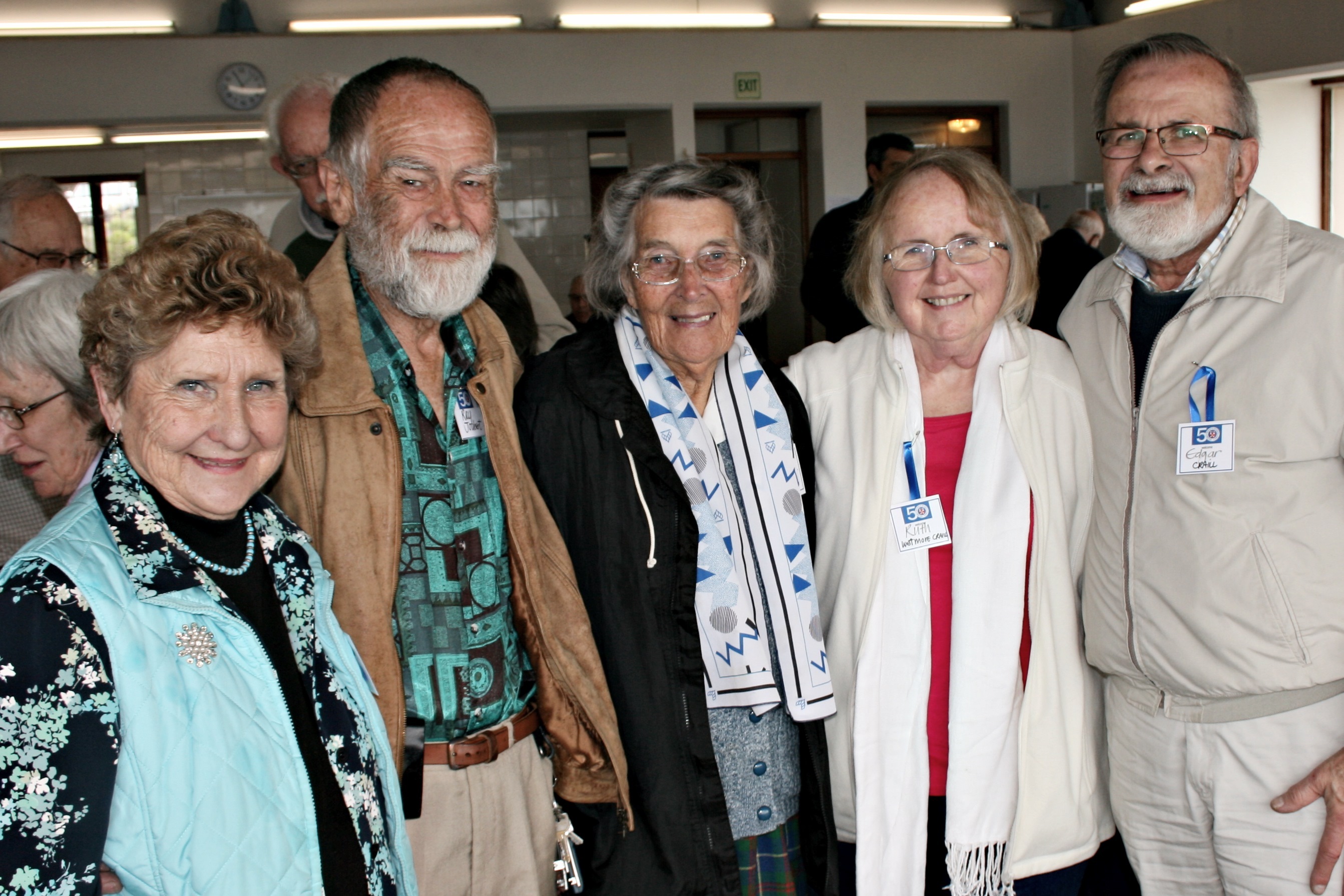 Mrs Gordon with her students from 1966